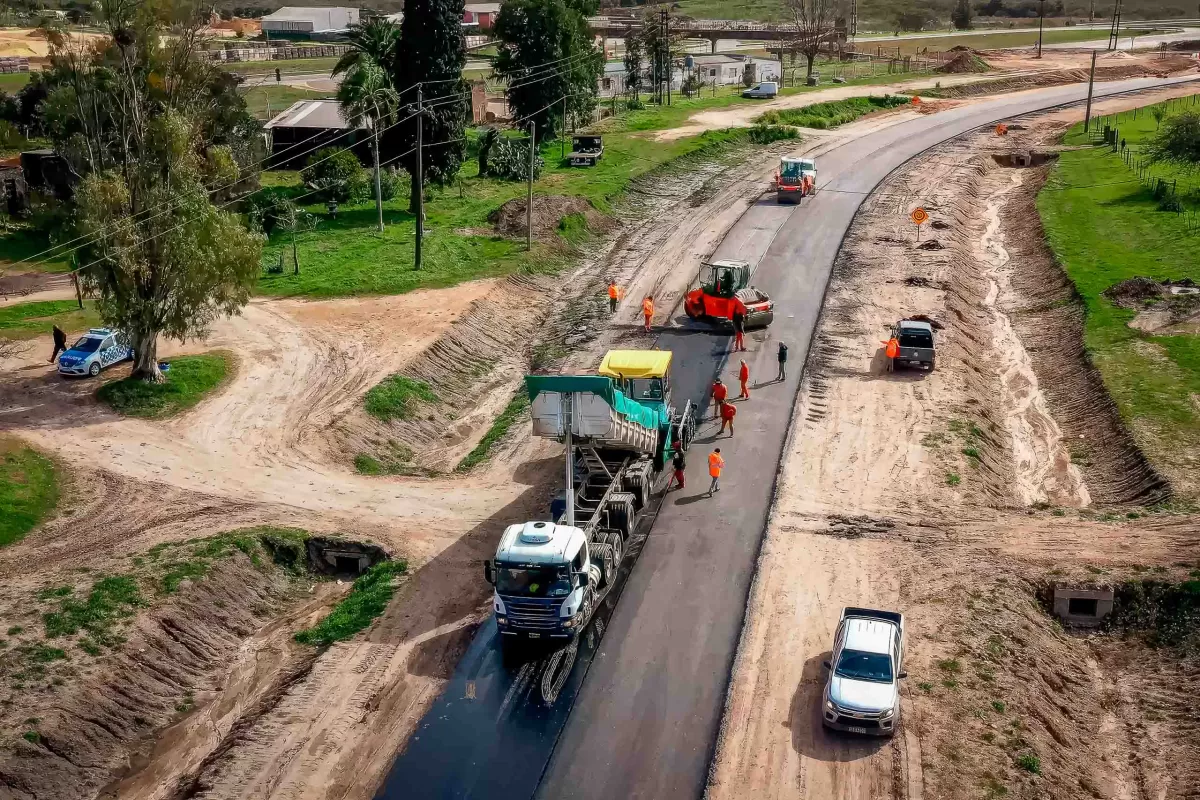 M&aacute;s de 58 por ciento de avance en el acceso norte a Concepci&oacute;n del Uruguay