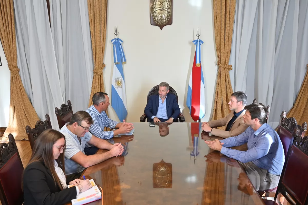 Frigerio recibió a los organizadores de la Jornada de la Cadena Láctea de Entre Ríos