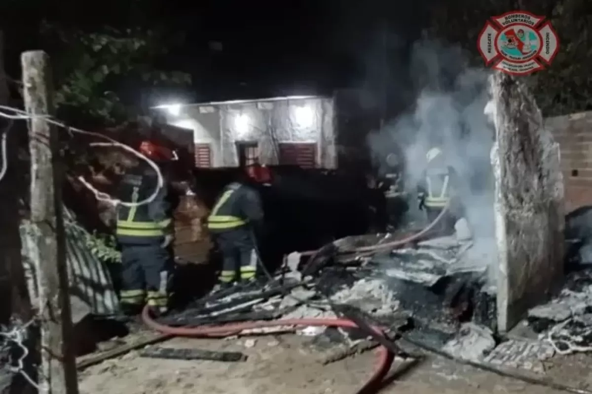 Se incendió una vivienda en Concepción del Uruguay