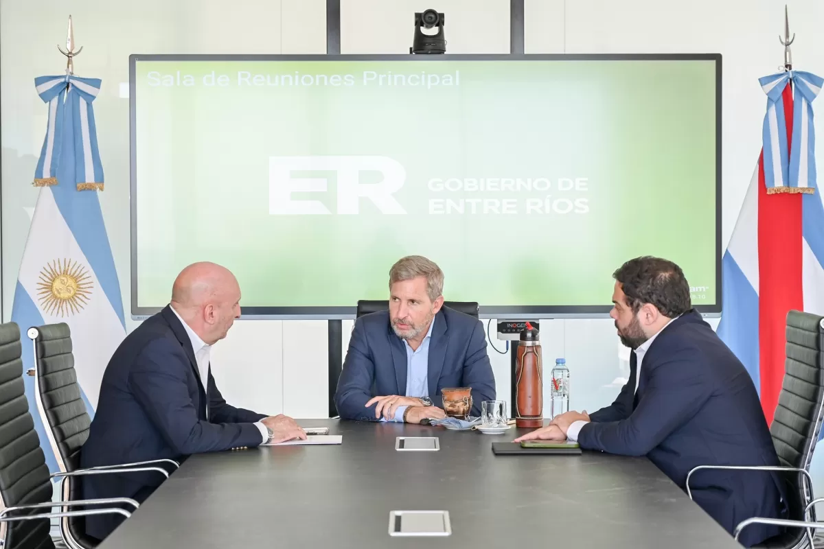 Frigerio se reuni&oacute; con el presidente de la comuna de Aldea Spatzenkutter