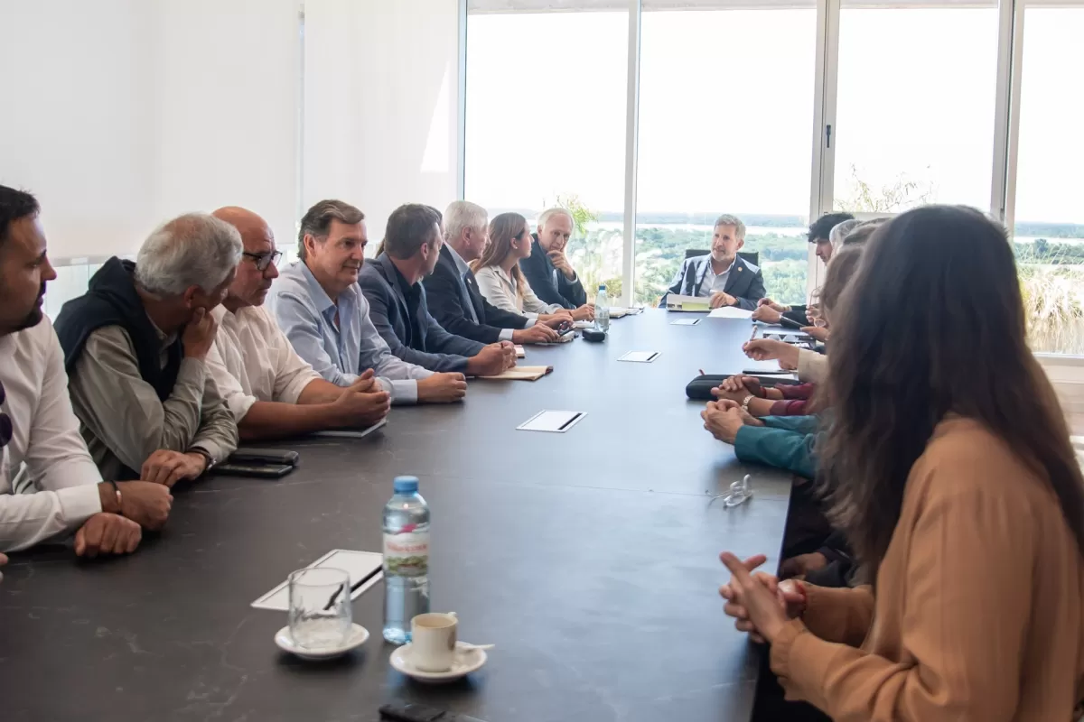 Frigerio y Bernaudo repasaron proyectos productivos y de inversi&oacute;n para la provincia
