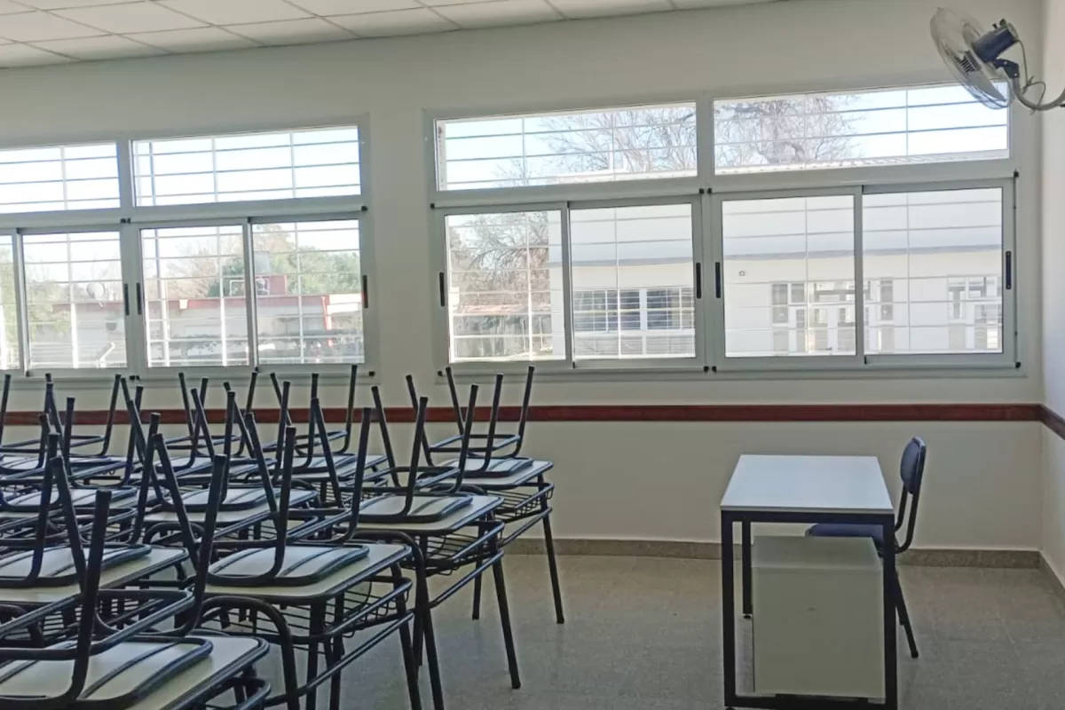 Finalizaron las obras del nuevo edificio de la escuela Mariano Moreno de Libertador San Martín