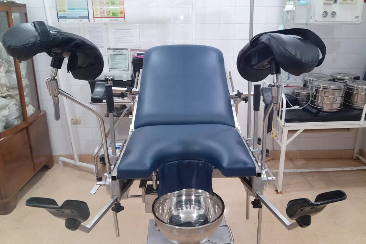 Se renovó la sala de partos en el hospital “Fermín Salaberry” de Victoria