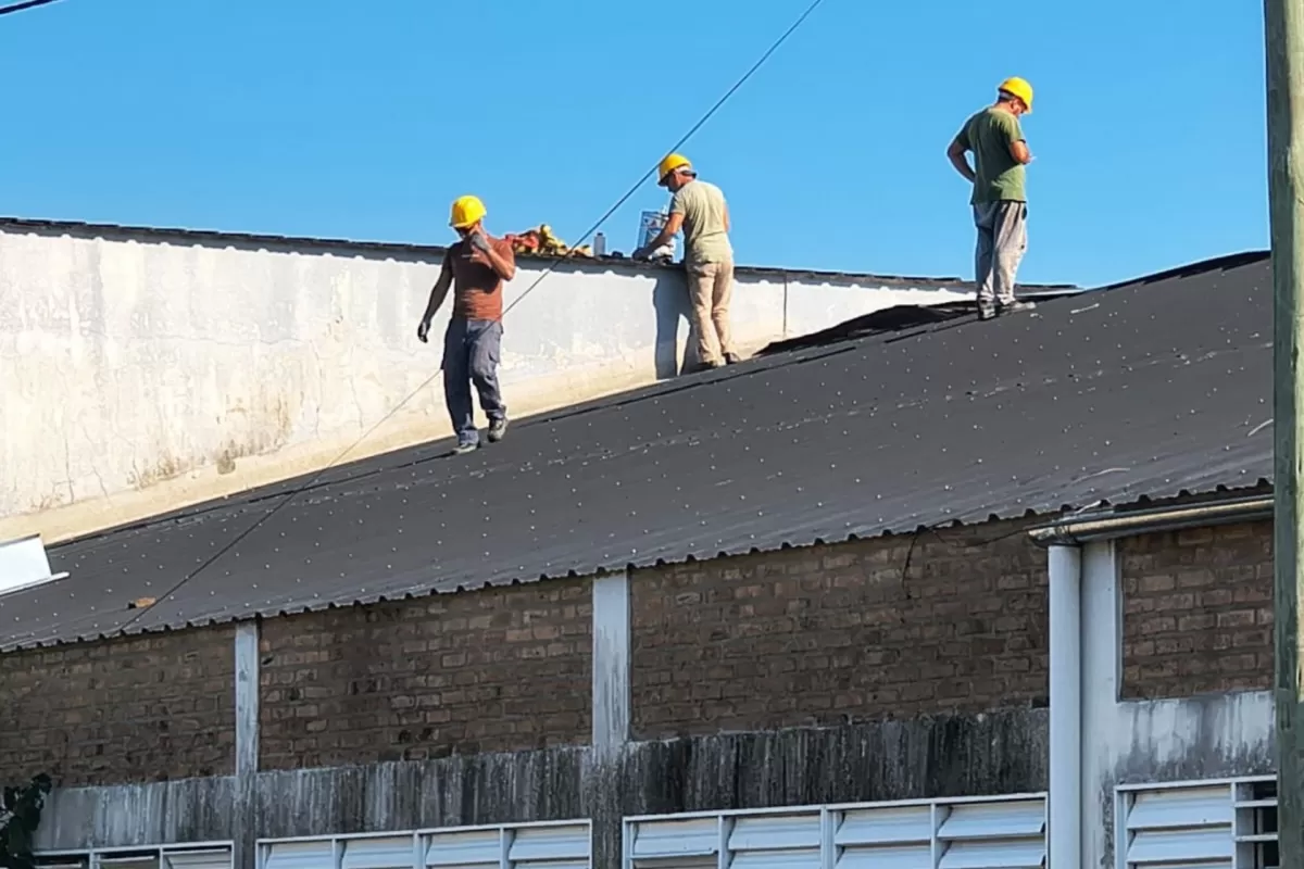 Se repara y pone en valor una escuela de Concordia