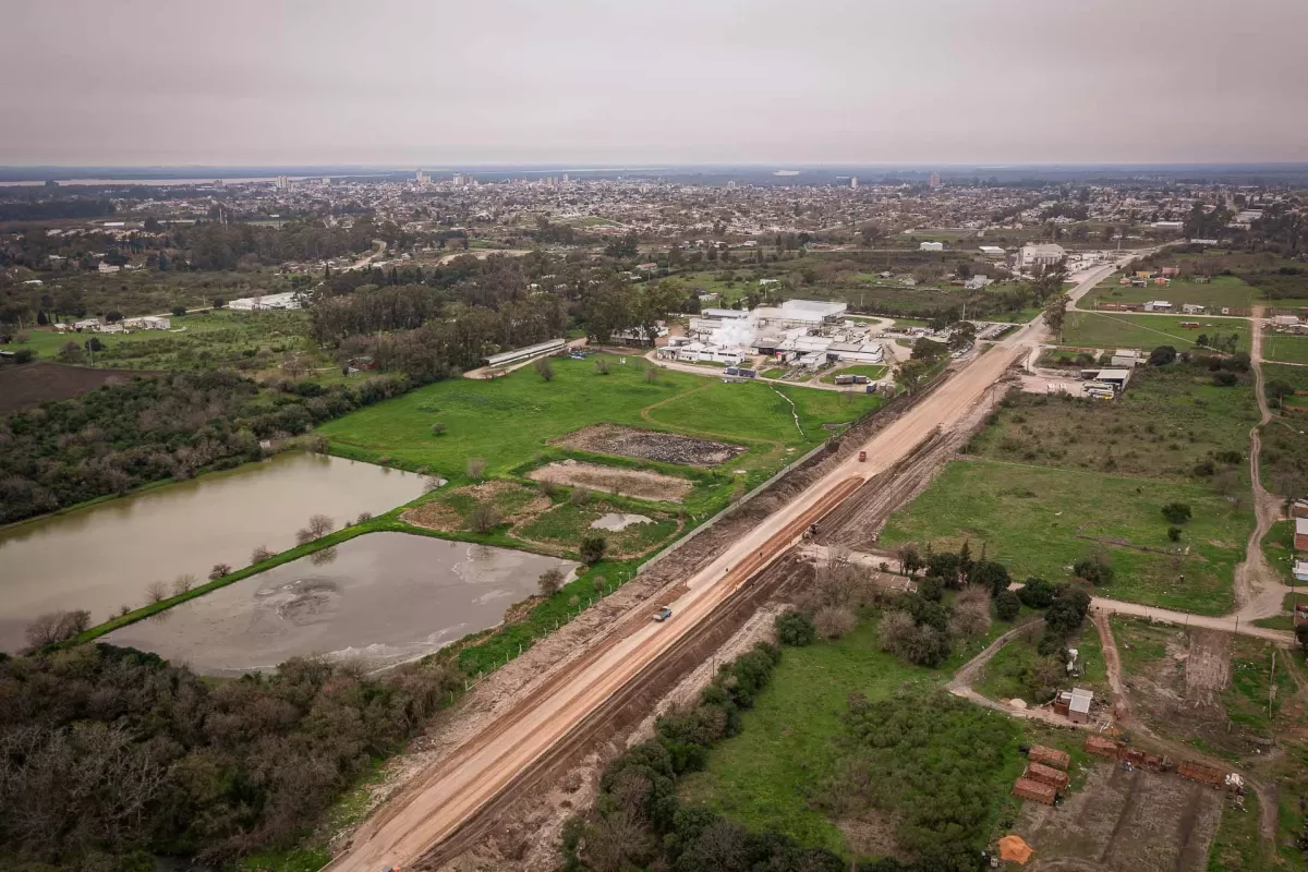 Reinician la obra de pavimentación del acceso norte a Concepción del Uruguay