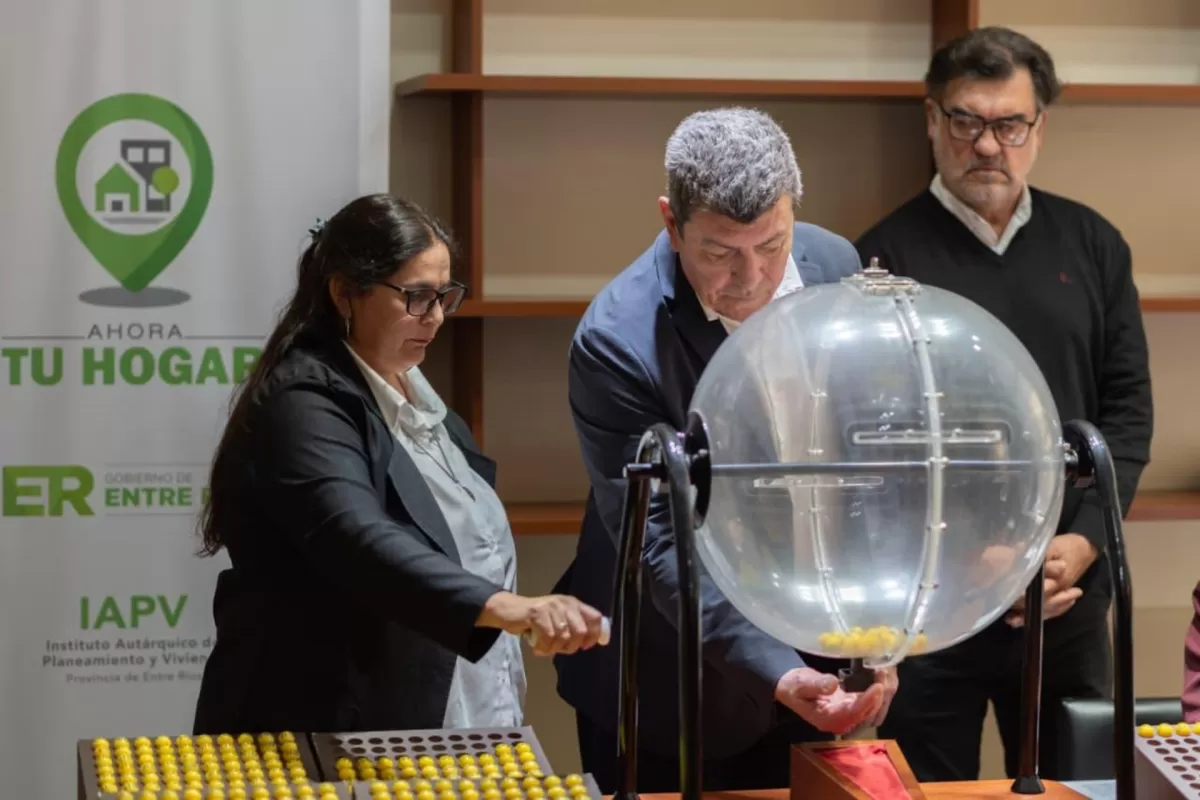 La Provincia sorteó créditos para 300 familias destinados a la construcción y ampliación de viviendas