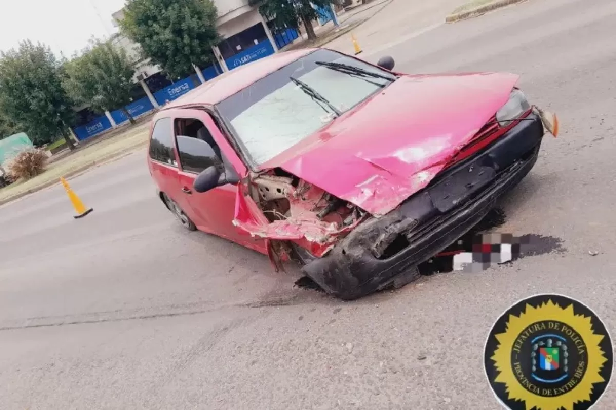 San Salvador: accidente vial dejó importantes daños materiales