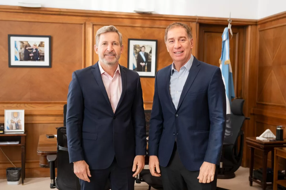 El gobernador Frigerio se reuni&oacute; con Santilli en Casa Rosada