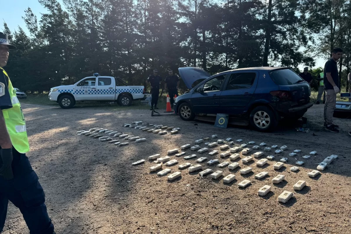 Incautan importante cargamento de marihuana en San Jaime de la Frontera