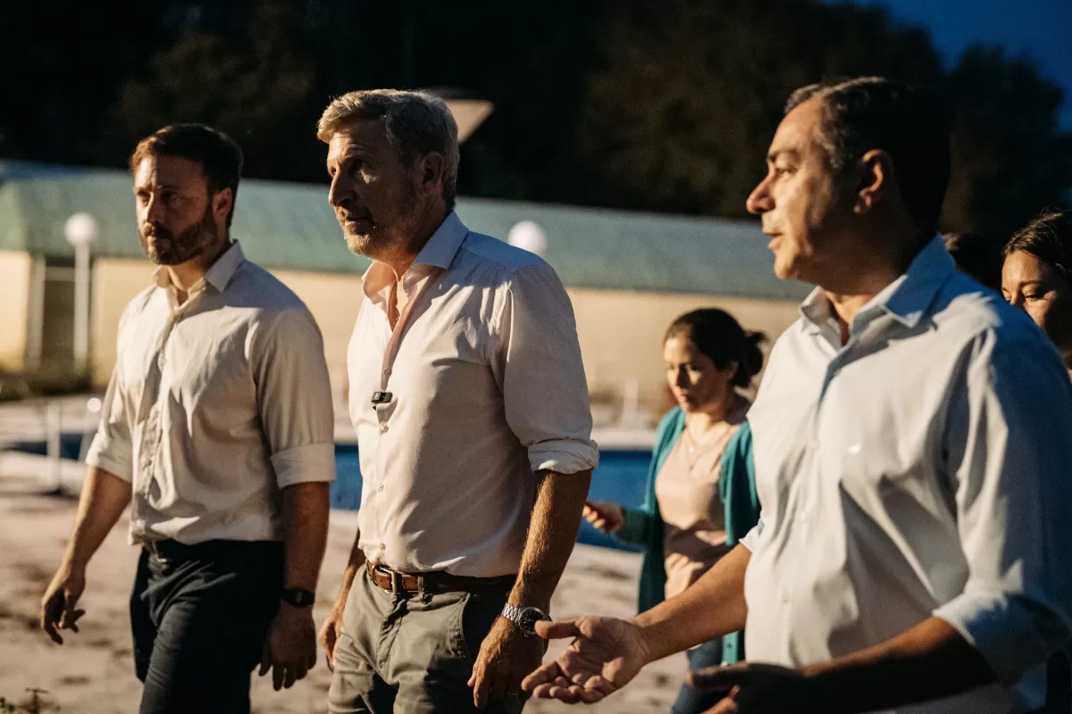 Frigerio recorrió las instalaciones del hotel recuperado en Concordia