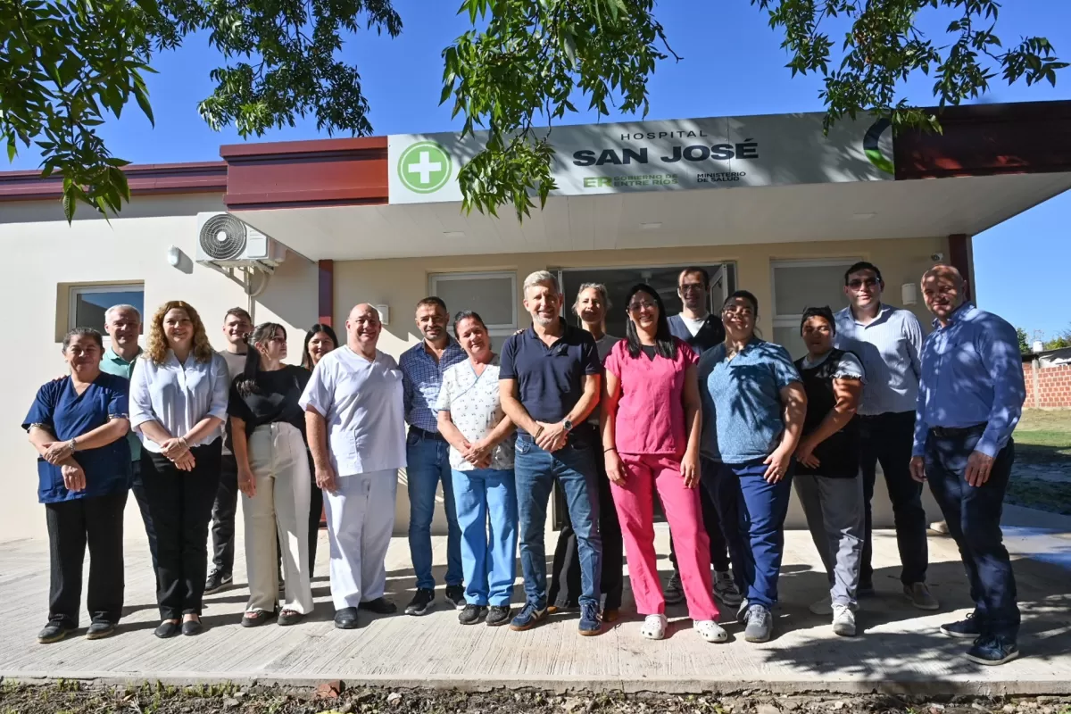 Frigerio inaugur&oacute; la ampliaci&oacute;n del hospital de San Jos&eacute;