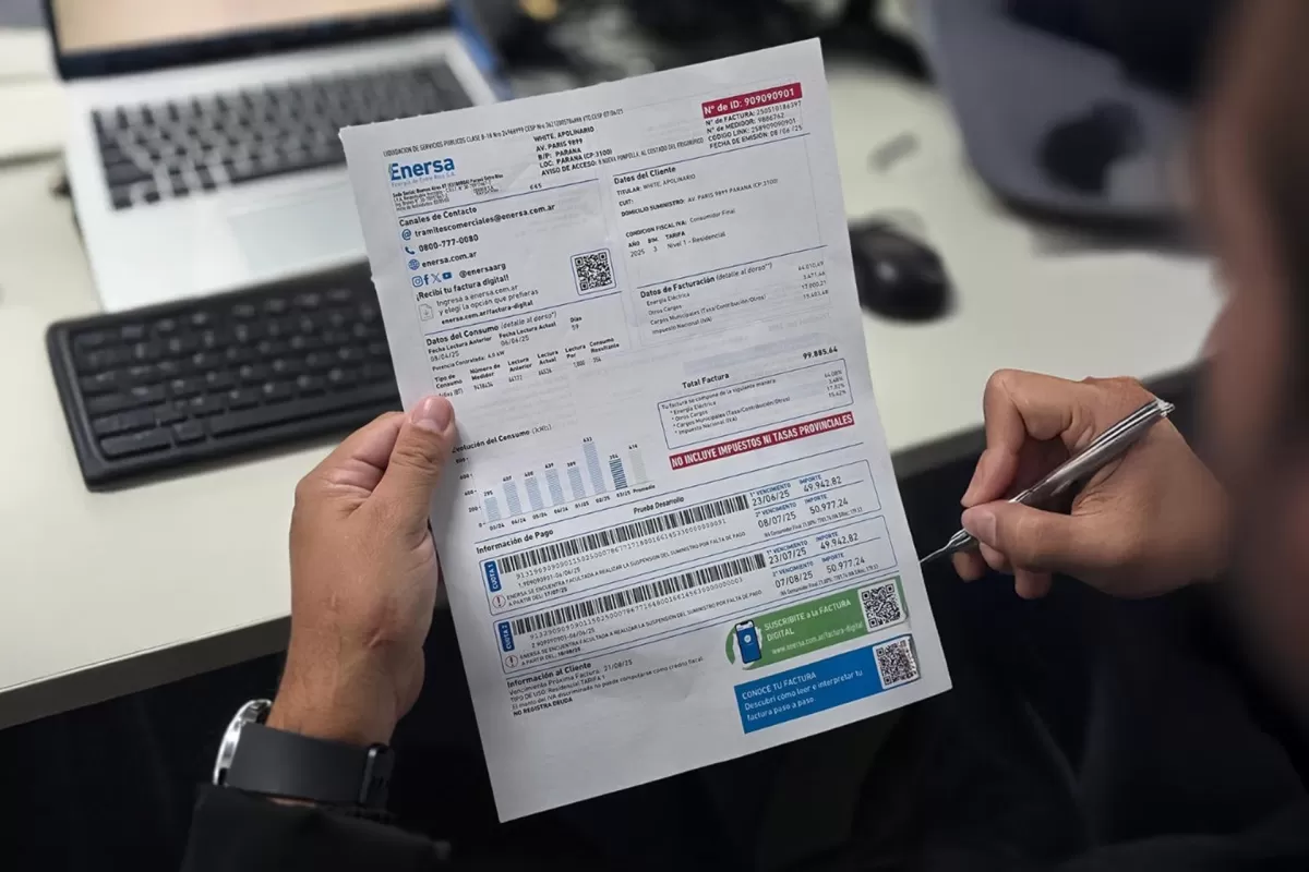 Enersa actualiza el diseño de su factura de energía eléctrica