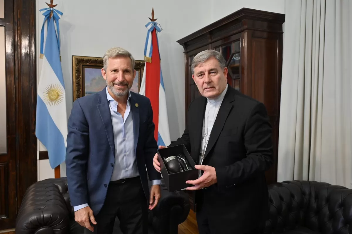 Frigerio recibió al nuevo arzobispo de Paraná y destacaron la importancia del trabajo conjunto