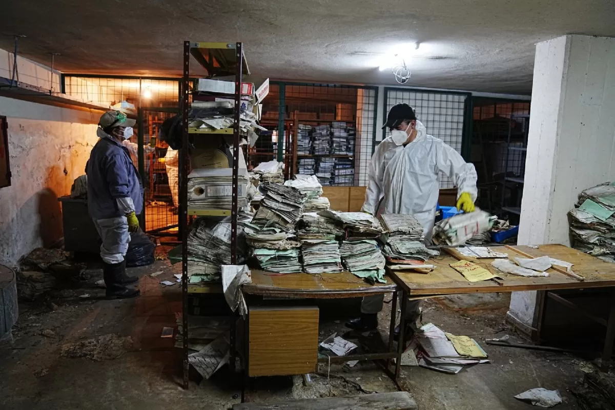 Descartaron más de cinco toneladas de papel en Salud y avanza en la digitalización