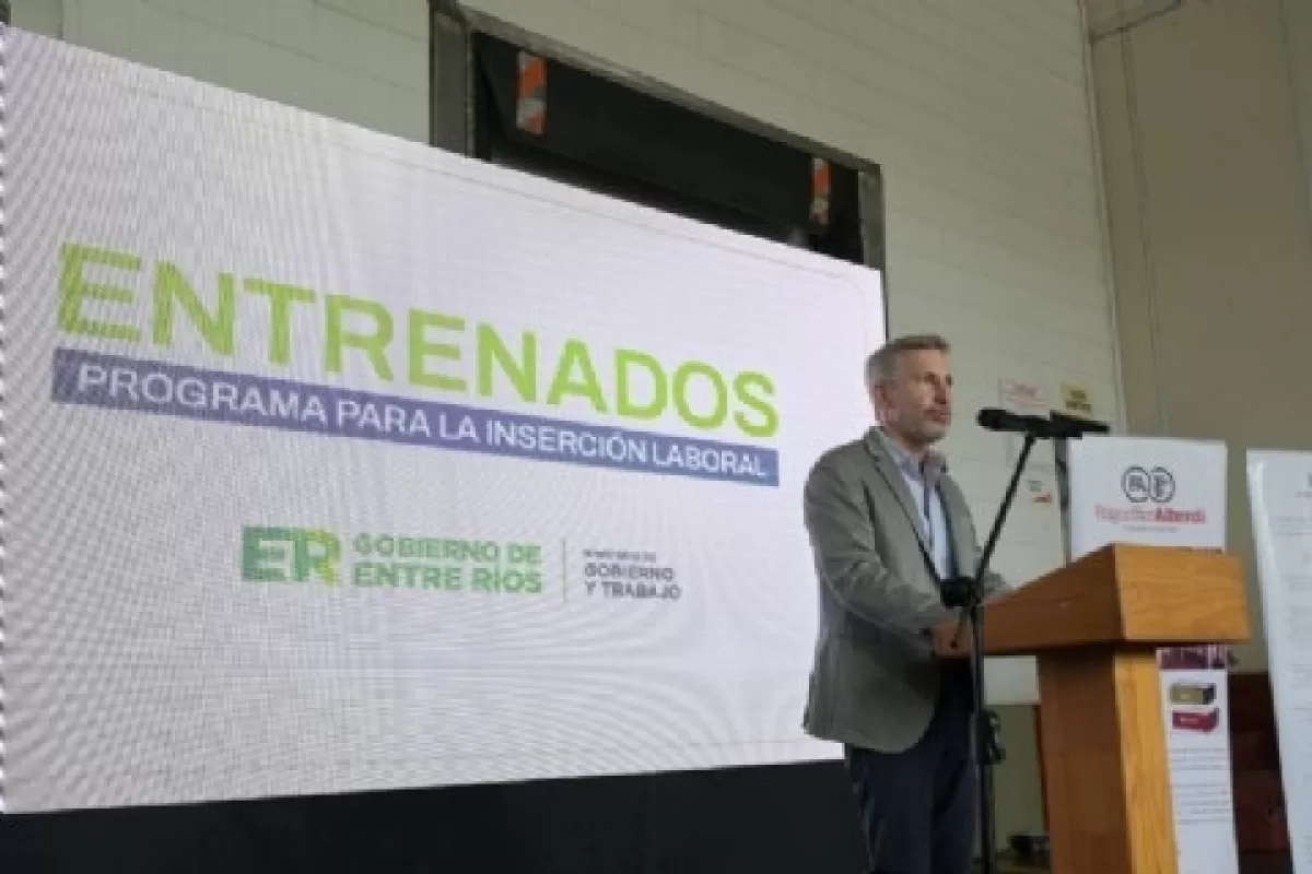 Frigerio present&oacute; un programa de entrenamiento laboral para que los j&oacute;venes hagan pr&aacute;cticas en empresas entrerrianas
