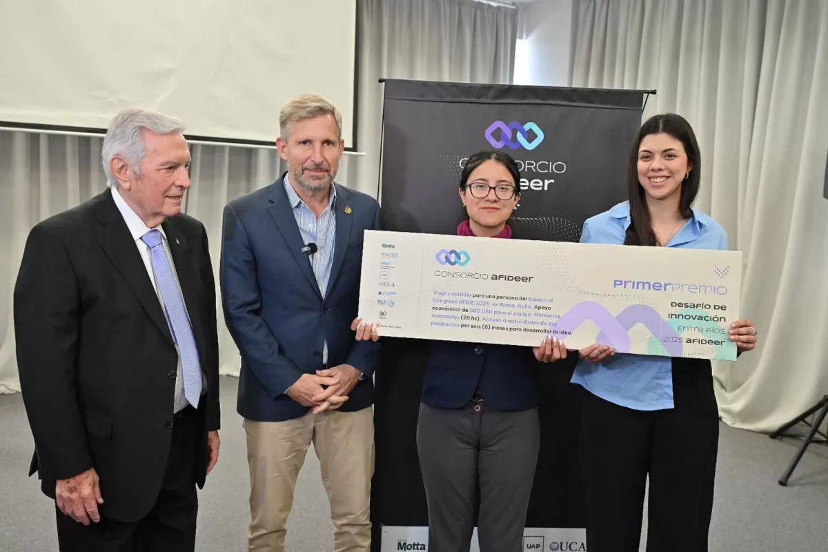 Estudiantes entrerrianos fueron premiados por sus proyectos en el Desafío de Innovación 2025