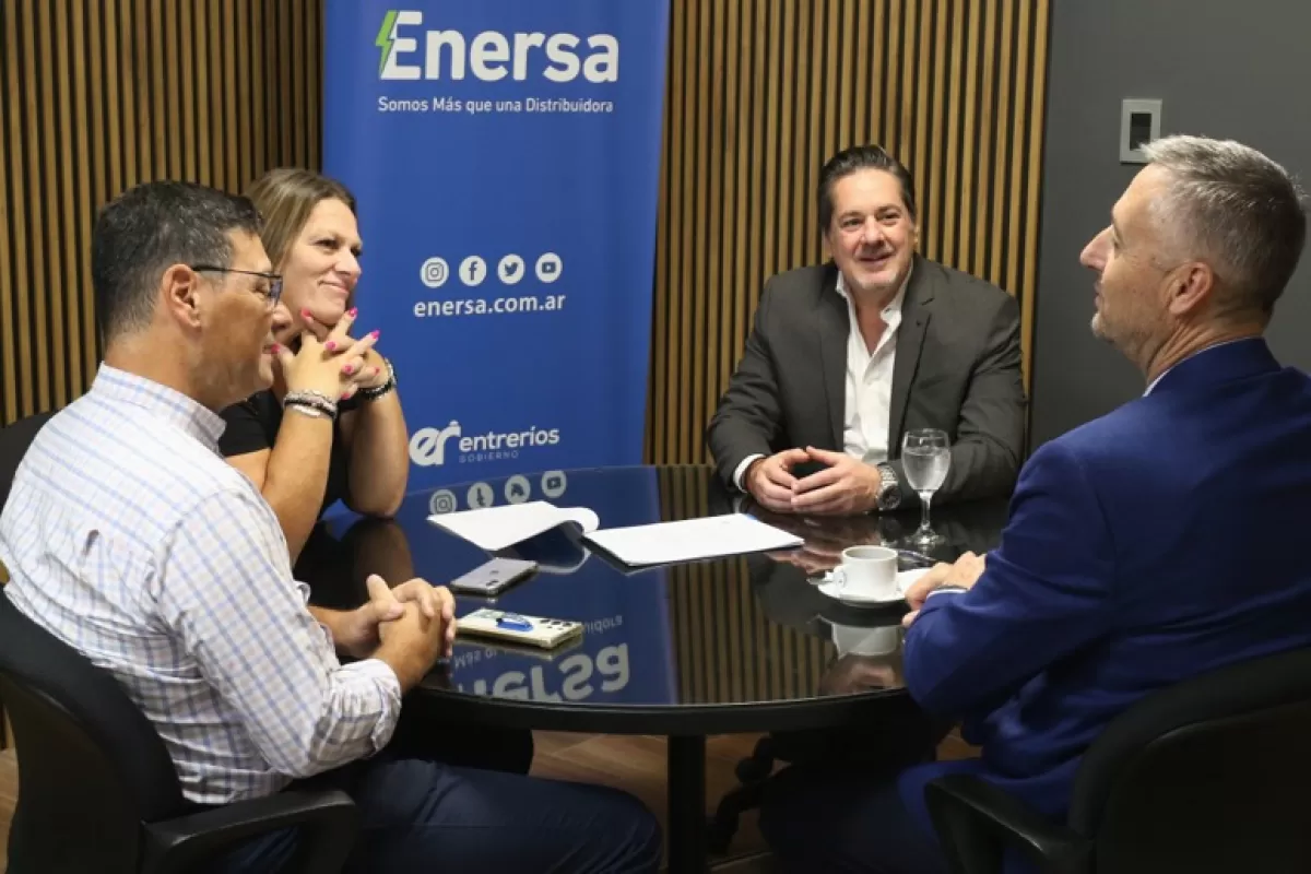 El presidente de Enersa se reunió con Gustavo Hein
