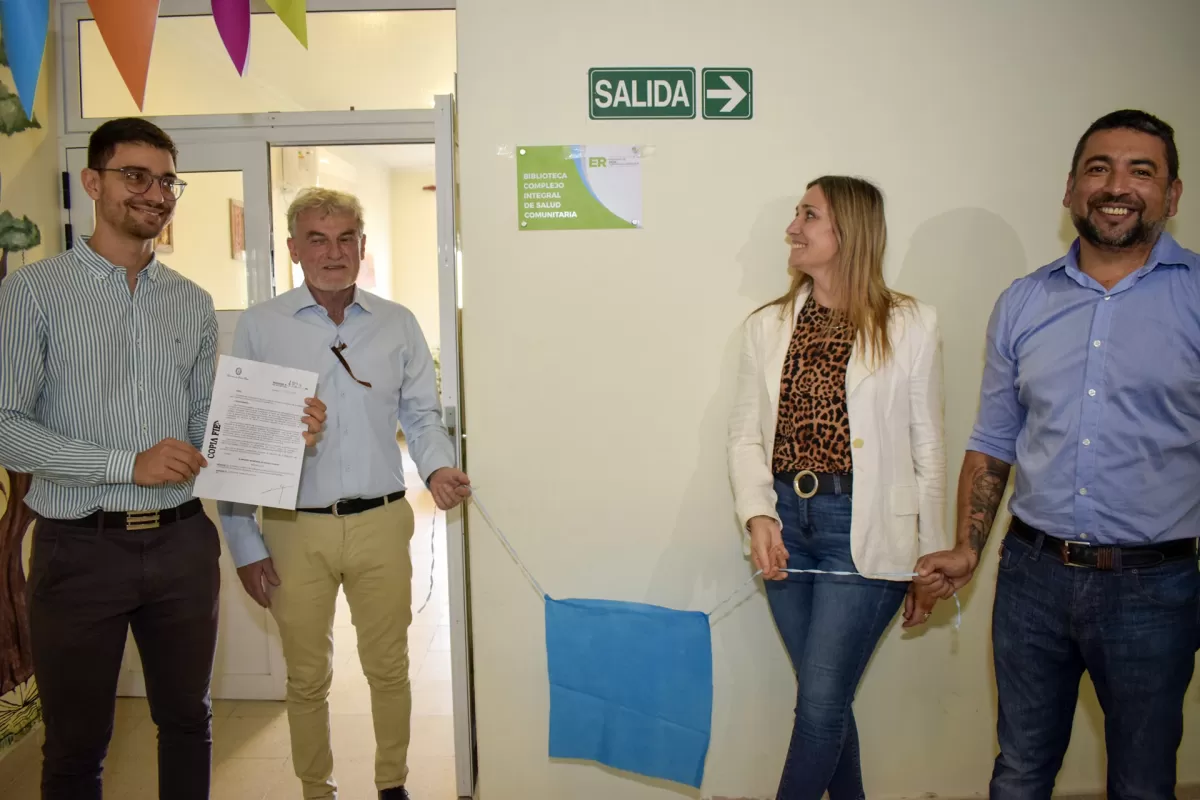 Se inauguró la biblioteca del Complejo Integral de Salud Comunitaria de Paraná