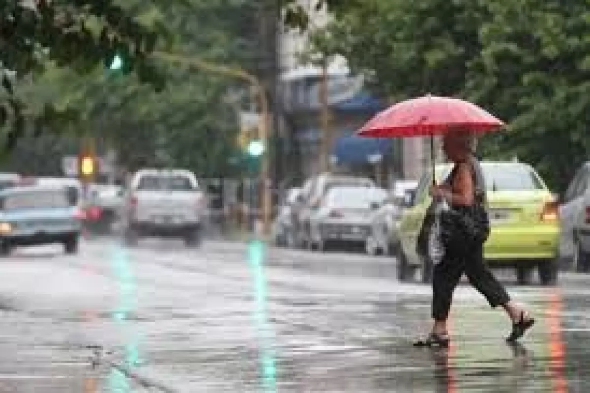 Alerta amarilla por lluvia y tormentas para este viernes en la provincia