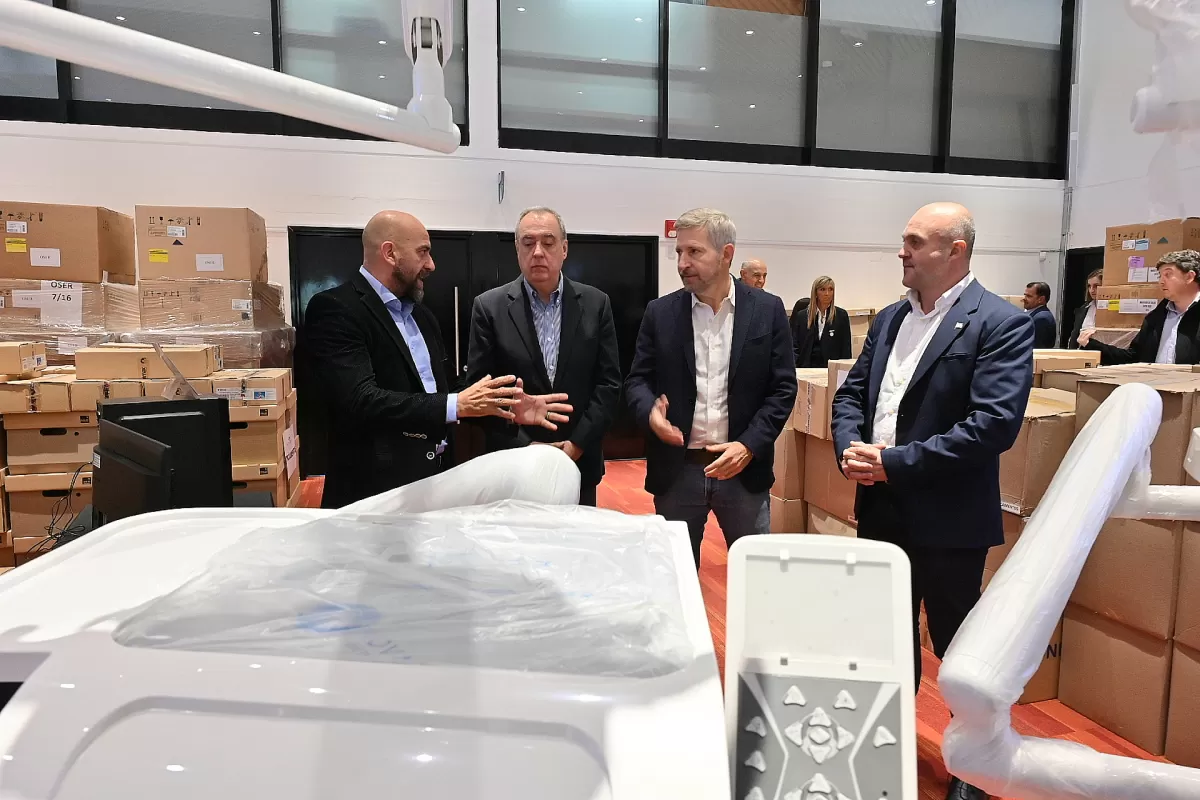 Frigerio recibió equipamiento e insumos de CTM por más de 3.000 millones de pesos para fortalecer el sistema de salud