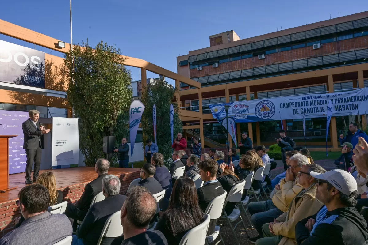 VIDEO | Frigerio particip&oacute; de la presentaci&oacute;n del Mundial de Canotaje Marat&oacute;n 2026 que se realizar&aacute; en Gualeguaych&uacute;