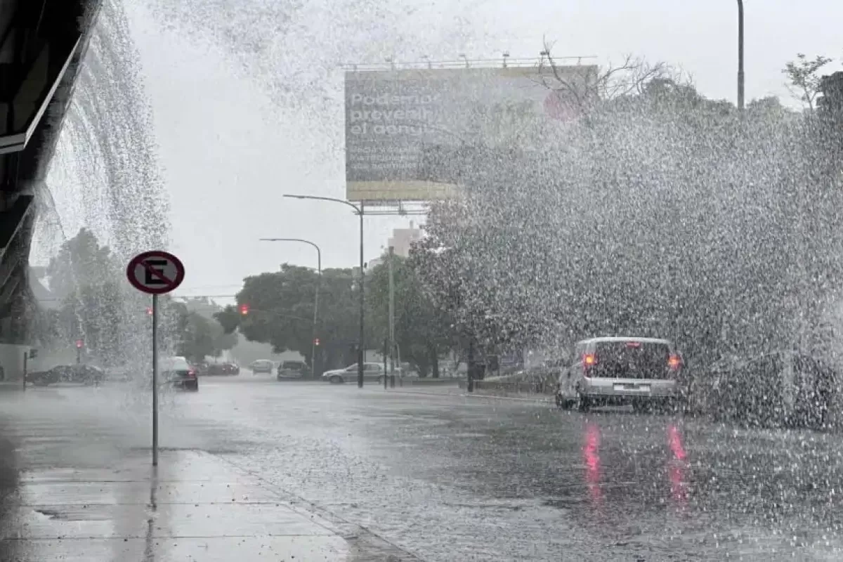 Alerta por tormentas fuertes con lluvias intensas y ocasional caída de granizo en la provincia