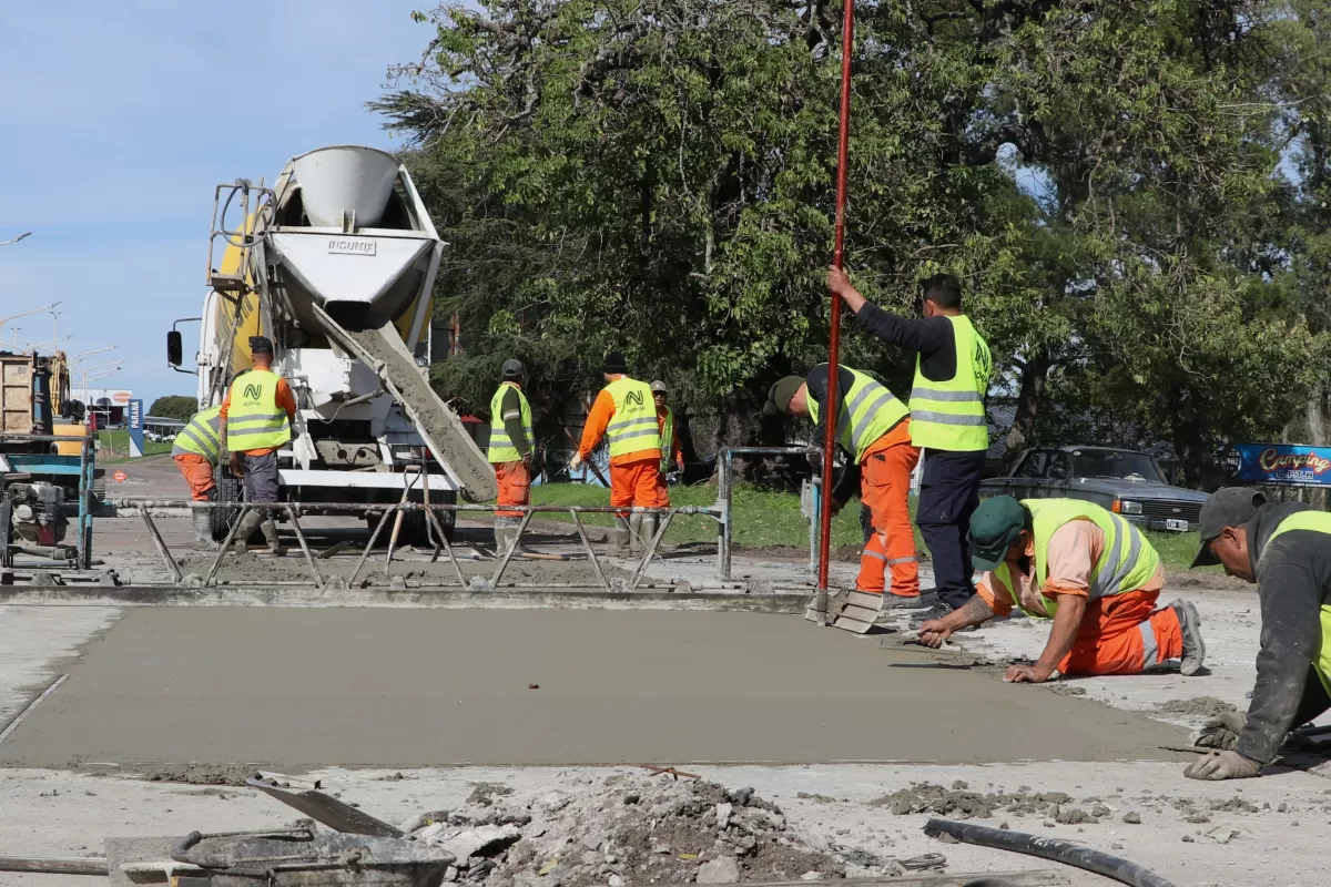 Realizan tareas de bacheo en los accesos al túnel subfluvial podrían ocasionar demoras en el tránsito