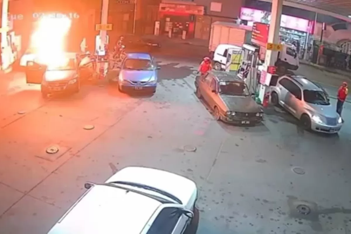 Explosión en estación de servicio de Concepción del Uruguay: se evitó una tragedia