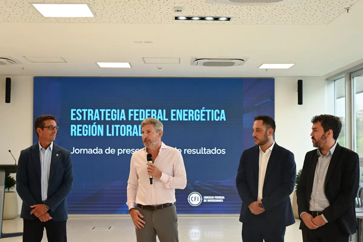 Frigerio particip&oacute; de la presentaci&oacute;n de la Estrategia Federal Energ&eacute;tica y destac&oacute; el potencial de la Regi&oacute;n Litoral