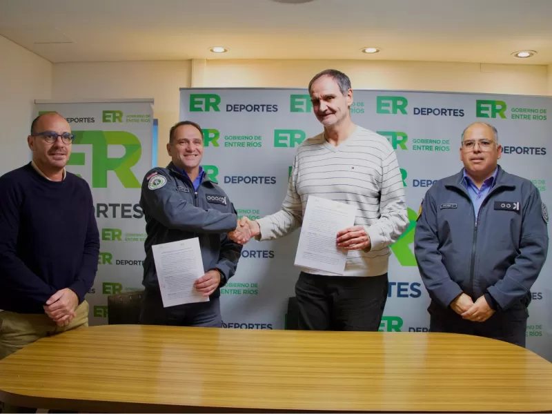La Provincia formaliz&oacute; un acuerdo para fortalecer la producci&oacute;n de material deportivo y el trabajo conjunto