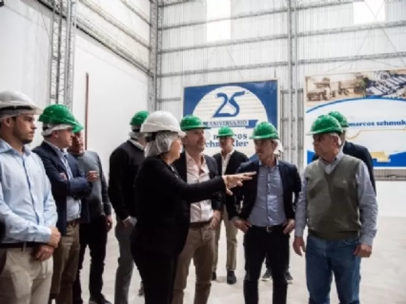 Frigerio visit&oacute; una empresa arrocera de San Salvador que ampl&iacute;a su capacidad productiva con financiamiento del CFI