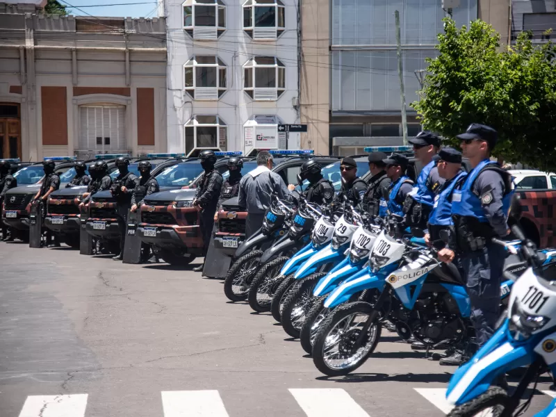 Incorporan equipamiento y veh&iacute;culos para reforzar la seguridad