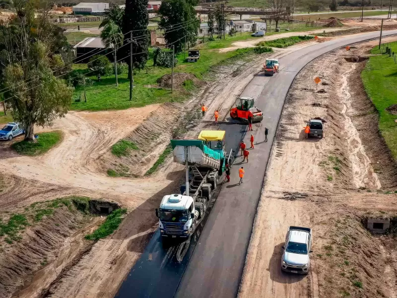 M&aacute;s de 58 por ciento de avance en el acceso norte a Concepci&oacute;n del Uruguay