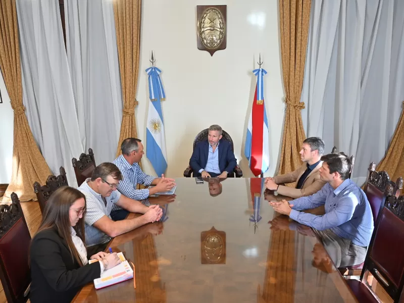Frigerio recibió a los organizadores de la Jornada de la Cadena Láctea de Entre Ríos