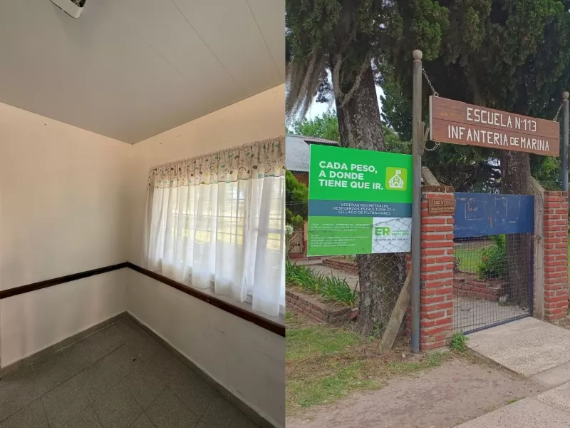 Contin&uacute;a la reparaci&oacute;n de edificios escolares en distintos departamentos entrerrianos