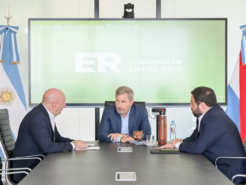 Frigerio se reuni&oacute; con el presidente de la comuna de Aldea Spatzenkutter