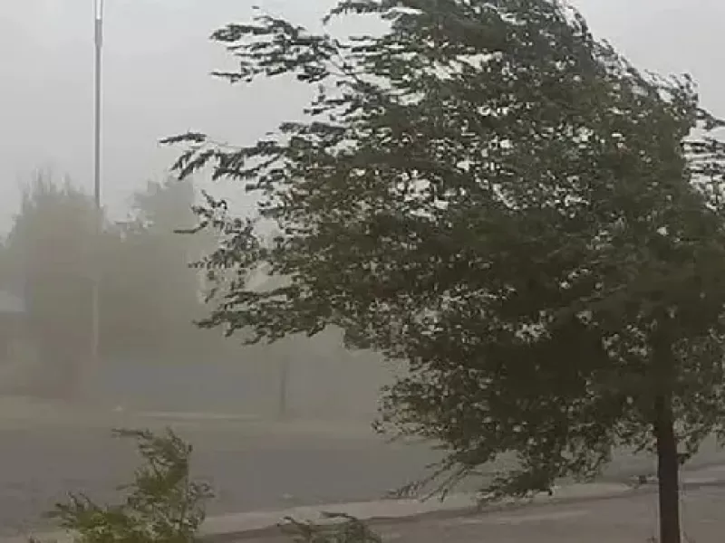 Emitieron alerta amarilla por vientos fuertes para este miércoles