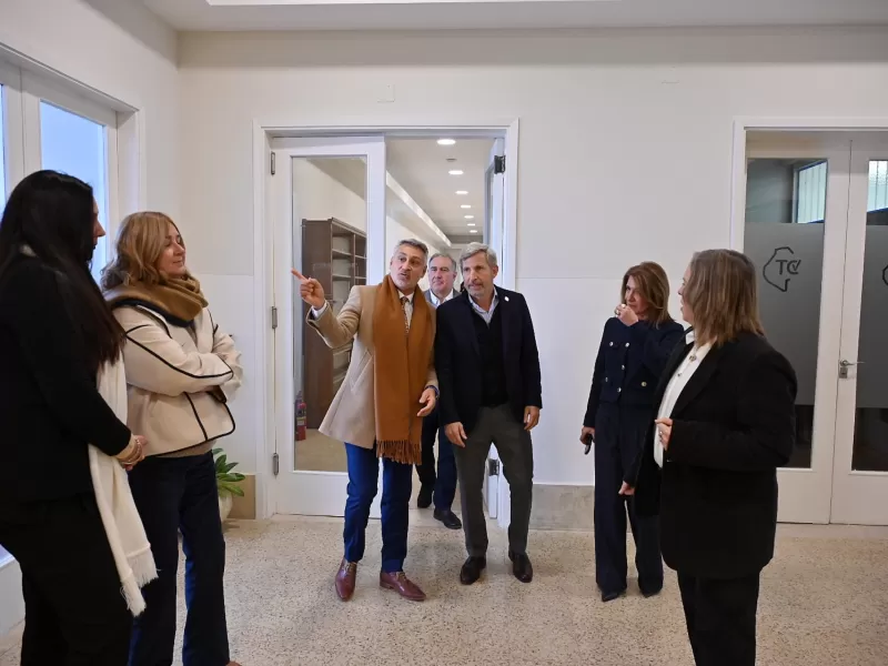 Frigerio visitó las renovadas instalaciones del Tribunal de Cuentas
