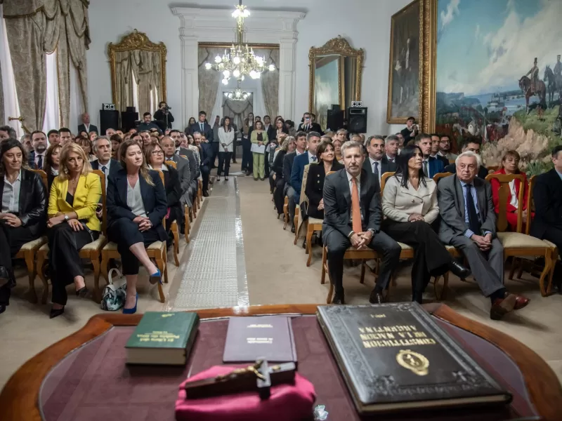 Frigerio tom&oacute; juramento a los nuevos integrantes del Consejo de la Magistratura