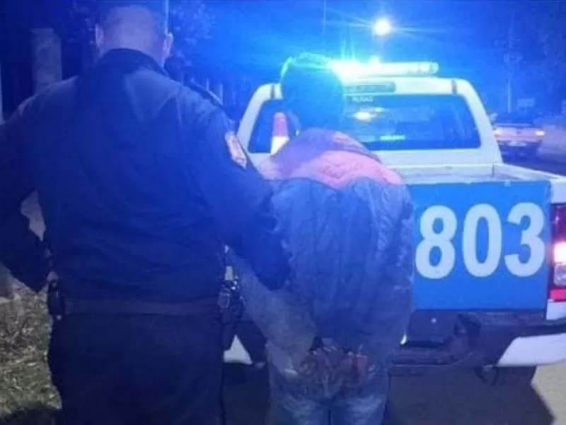 Detienen a un sujeto por robar combustible y cables en Paraná