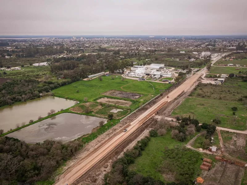 Reinician la obra de pavimentación del acceso norte a Concepción del Uruguay