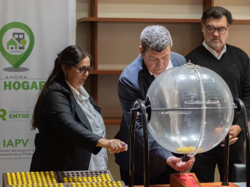 La Provincia sorteó créditos para 300 familias destinados a la construcción y ampliación de viviendas