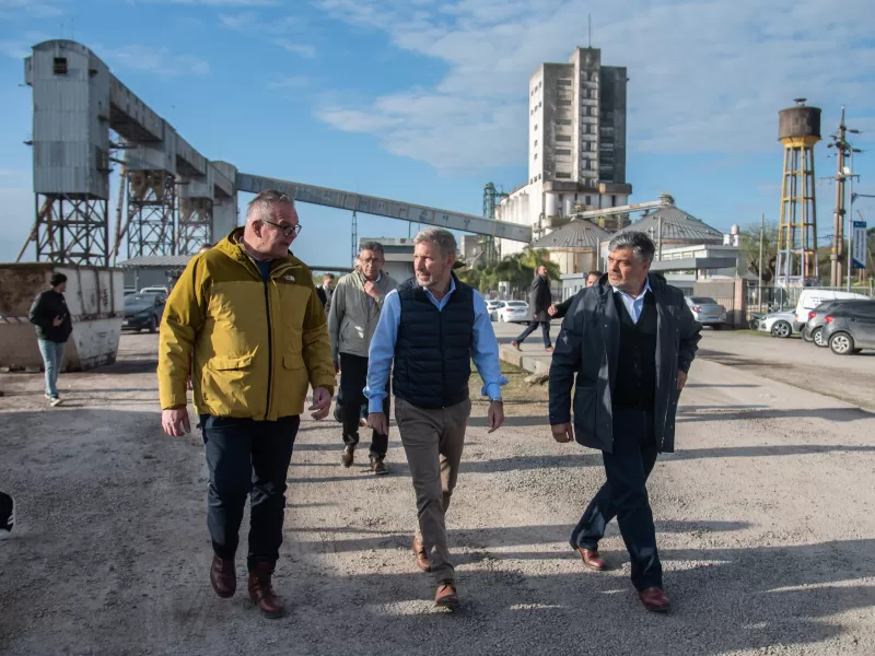 Frigerio recorri&oacute; el puerto de Diamante y destac&oacute; el potencial portuario de Entre R&iacute;os