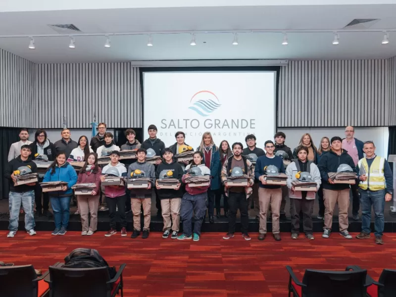 Estudiantes entrerrianos comenzaron prácticas profesionales supervisadas en Salto Grande