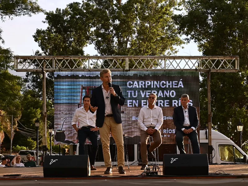 Frigerio inauguró desde Villa Urquiza la temporada de verano de Entre Ríos