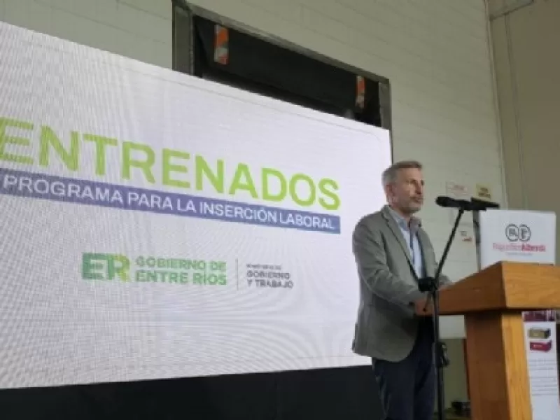 Frigerio present&oacute; un programa de entrenamiento laboral para que los j&oacute;venes hagan pr&aacute;cticas en empresas entrerrianas