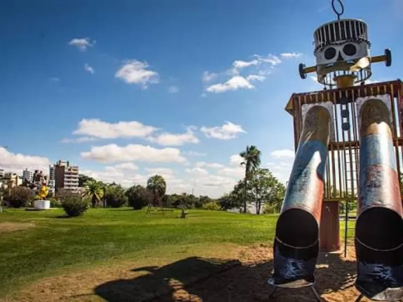 Avanza la puesta en valor del Parque “Patito Sirirí” en Paraná