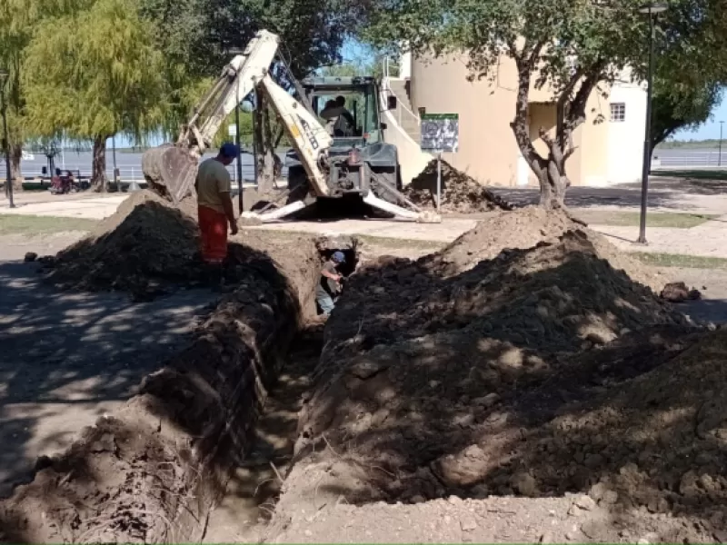 Finalizó la obra de saneamiento y extensión de la red cloacal en Bajada Grande - Paraná