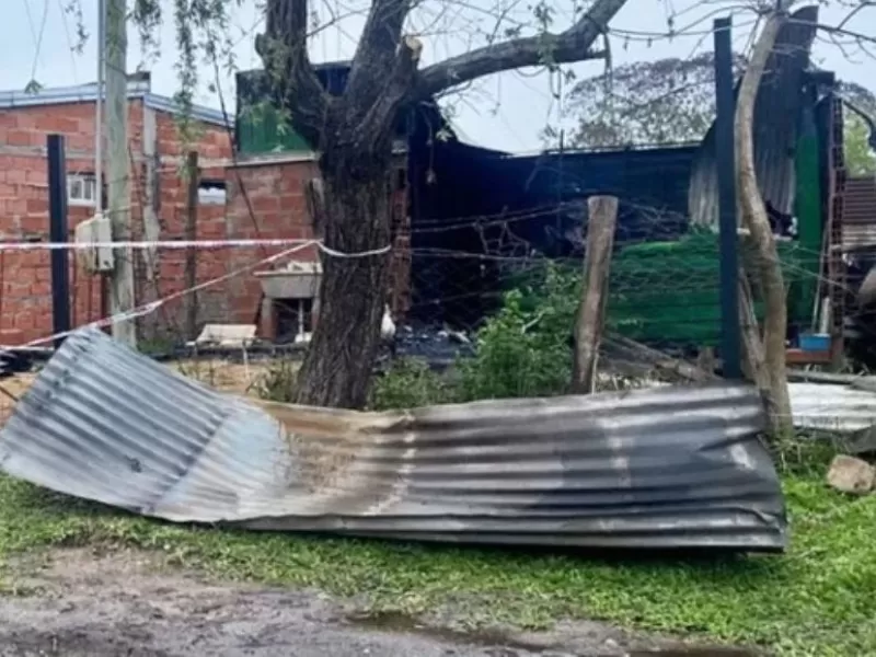 Se incendió una vivienda de Concordia y su propietario murió