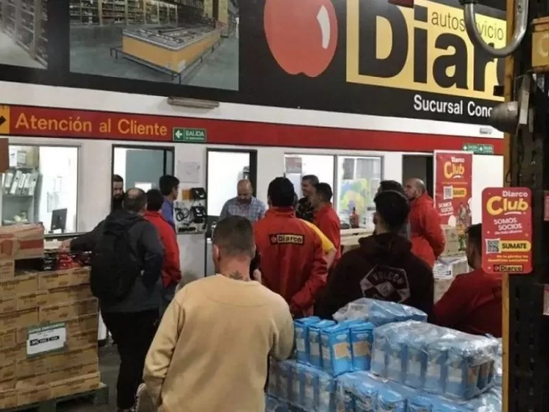 Cerraron dos sucursales de Diarco y 38 personas quedaron sin trabajo